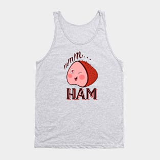 Winking Ham with Text Tank Top